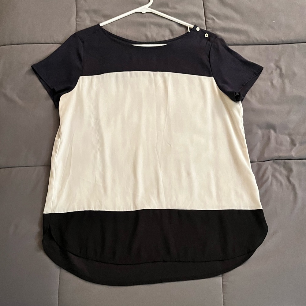Ann Taylor color-block shirt